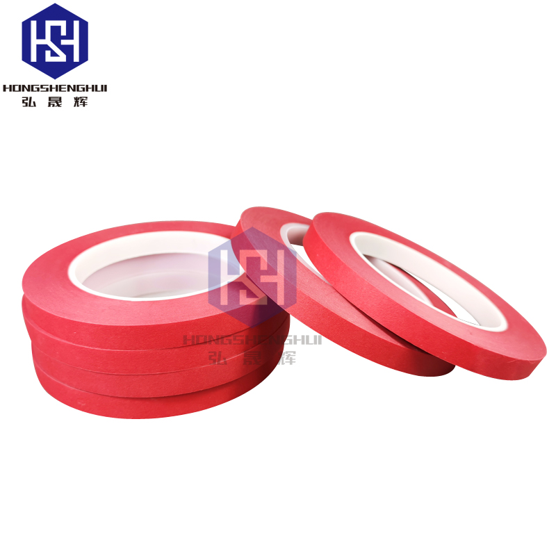 高粘美紋膠帶 噴漆遮蔽保護膠帶 耐高溫美紋紙膠帶